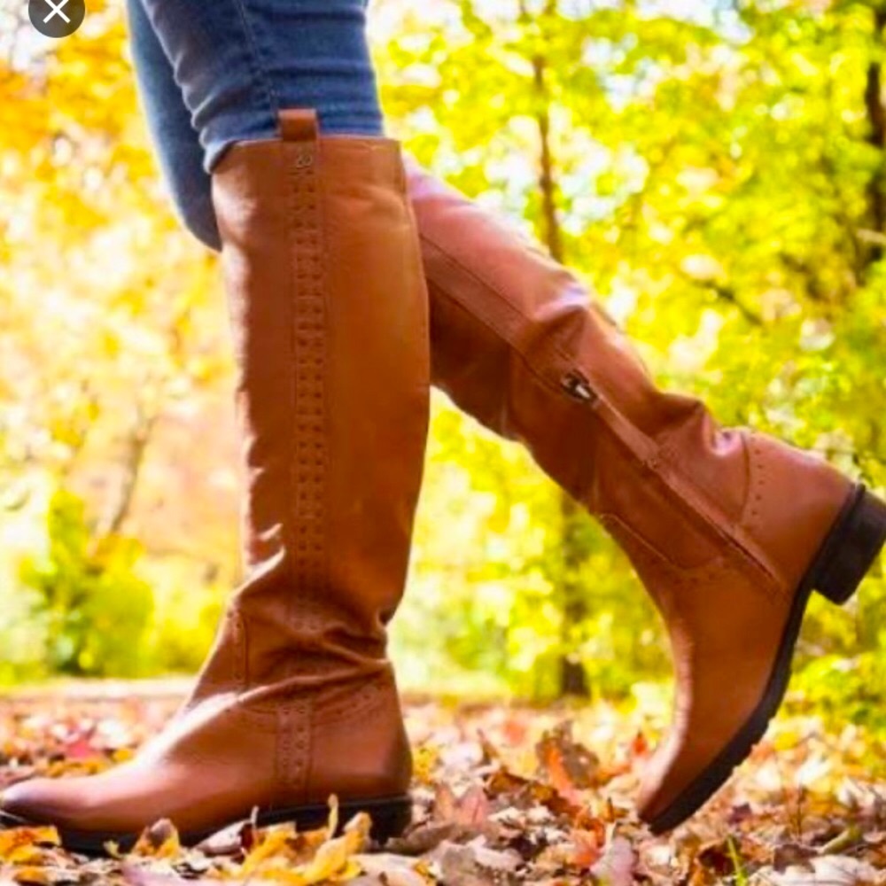 Sam Edelman Brown Prina Riding Boots Size 8 New!